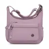 Bolsa Leve de Nylon Repelente à Água, Bolsa de Ombro Simples para Mulheres, Bolsa Casual para Compras e Dia a Dia, Bolsa Transversal Grande Capacidade para Viagem