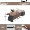 Escritorio ejecutivo de lujo ligero, diseño minimalista y moderno, que irradia una sensación de alta gama, adecuado para gerentes y CEOs, escritorio pequeño para una persona con un mueble lateral