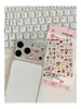 Filme de Lente Cartoon DIY Adesivos em Relevo Padrões Decorativos Kt Adesivos de Telefone 3D em Relevo Ins Cartoon DIY Unhas