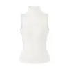 Camisola sin mangas de estilo americano picante para mujer, de Tencel, ajuste ceñido, para verano, estilo puro deseo, sexy, elástica, ajustada