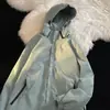 Marca de moda Primavera y Otoño Nueva chaqueta holgada chaqueta con capucha para hombre guapo estilo funcional japonés pareja cuello alto ropa de trabajo