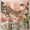 Tapiz Decorativo de Paisaje Impreso Transfronterizo, Tela de Fondo Personalizada para Dormitorio y Sala de Estar, Revestimiento de Pared para Ocultar Imperfecciones, Pedido Mínimo de Una Pieza