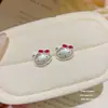 Pendientes de Moda de Aguja de Plata 925 con Cubos de Perla de Venta Caliente Pendientes Dulces de Nicho de Gama Alta Pendientes de Diseño Exquisito