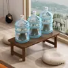 Mesa Dobrável para Bay Window, Mesa Pequena de Bambu e Madeira Maciça (Tipo Kang), Mesa de Chá para Cama, Estudo, Computador, Apartamento Pequeno, Fácil de Guardar