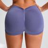 Pantalones Cortos de Verano para Deporte y Fitness, Seamless, Elásticos, Absorbentes de Humedad, para Realzar Glúteos, Estilo 'Peach Butt', para Mujer