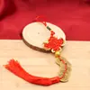 Dinero de los Cinco Emperadores Nudo Chino Decoración Colgante para Puerta para Entrada, Dormitorio, Cocina - Nudo Auspicioso Creativo Colgante de Paz Artesanía de Cobre