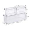 Zhang Gong Paquete de 10 Cajas de Conservación de Alimentos para Refrigerador Transfronterizas Apilables con Tapa Contenedor de Almacenamiento de Alimentos de Cocina