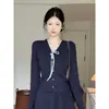 ¡Llegó! Conjunto de punto para otoño e invierno para mujer, un atuendo completo que irradia un estilo lujoso y único, un conjunto de dos piezas para mujer