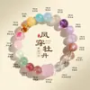 Pulsera de Amatista y Citrino con Cuentas de Azúcar de Zorro de Nueve Colas para Mujer, Joyería de Pulsera de Aguamarina de Moda al por Mayor