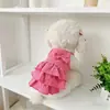 Vestido de princesa para perro, novedad de verano, fino, de peluche, Bixiong, ropa para perro pequeño, suministros, vestido de caramelo, ropa para gato