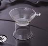 Colador de té de vidrio soplado a mano, colador de té de vidrio para taza de mate, colador de té, colador de té partido