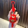 Llavero de Mascota Rojo Colgante para Bolsa de Año Nuevo Llavero de Pareja para Coche Día de Año Nuevo Pequeño Regalo Al por Mayor