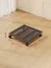 Carro tipo tortuga con ruedas universales móviles, remolque de plataforma plana, carro de placa de hierro engrosada, carro de transporte de carga, carrito de empuje pequeño silencioso de alta resistencia