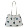 Bolso de Mano Grande con Lunares Simples Coreano Bolso de Hombro para Mujer 2026 Nueva Llegada Gran Capacidad Moda Versátil Bolso de un Solo Hombro