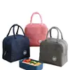 Bolsa de arroz con aislamiento de aluminio, bolsa de almuerzo portátil, bolsa de arroz simple y gruesa, bolsa de almuerzo de moda para salir