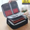 Bolsa para Documentos, Bolsa para Viaje en Casa, Bolsa de Almacenamiento, Portatarjetas Multifuncional, Bolsa de Almacenamiento de Tela Oxford para Documentos, Bolso de Mano