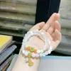 Set de Pulsera y Collar de Mica Pulsera Multicírculo Cambia de Color con la Luz del Sol Siete Colores Regalo para Mejor Amiga o Amiga Primera Opción