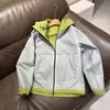Chamarra con Capucha de Cuello Alto Impermeable a Prueba de Viento Sin Costuras que Absorbe la Humedad y el Sudor para Pareja 13159