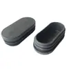 Tapón Ovalado de Plástico, Cubierta de Goma Arqueada, Almohadilla para Tubo de Acero, Tapón con Ojo, Cubierta Protectora en Forma de Oliva, Tapón Interior para Tubo de Mesa y Silla