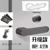 Venda Direta de Fábrica Fechadura de Porta Minimalista Estilo Italiano, Fechadura de Porta de Quarto Universal, Fechadura de Porta Magnética Silenciosa para Quarto Ecológica