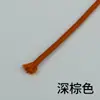 Cuerda Gruesa Trenzada Resistente al Desgaste de 5 mm para Ceñir la Cintura, Cuerda Redonda, Cinturón de Poliéster, Cuerda para Manualidades de Ropa, Correa para Teléfono Móvil, Colorida