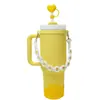 Botella de Agua Térmica Stanley Tapón Antipolvo Taza con Popote Tapa de Taza Correa de Mano Cordón para Botella de Agua Múltiples Estilos Versátiles Set