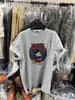 Camiseta Feminina Manga Curta Estampa Mickey Desenho Animado Jovem Versátil Solta Nova Verão 2025 Dongdaemun Coreano