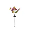 Luces Solares Impermeables de 7 Cabezas con Forma de Flor Mariposa de Venta Caliente Transfronteriza Luces Led de Jardín para Exteriores para Decoración de Paisaje de Jardín
