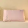 Almohada de Terciopelo de Plumas Clase A, Núcleo de Almohada que No se Desinfla, Almohada con Protección Cervical para Sueño Profundo para Hogar, Hotel, Dormitorio Estudiantil, Almohada Individual