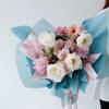 Brilhante Meili Montanha de Neve Flor Papel de Embrulho Listrado Onda Papel de Embrulho para Buquê diy Papel de Presente Feito à Mão Floricultura