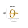 Tendencia Nueva Transfronteriza Anillo Ancho de Acero Inoxidable con Textura Geométrica para Hombres y Mujeres Irregular Acero de Titanio Anillo de Lujo de Gama Alta