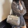 Versátil 2025 Moda Simples Axila Nova Bolsa Verão Sacola Grande Capacidade Feminina Estilo Coreano Bolsa de Ombro para Trabalho