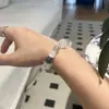 Pulsera de Joyería de Cristal de Fluorita Verde Transparente como el Hielo, Pulsera de Lujo Ligero de Gama Alta con Cuentas y Anillos para Mujeres