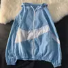 Chaqueta Fina de Seda de Hielo Táctil Fresco Unisex Moda de Nicho Marca de Tendencia Casual Verano Protección Solar Ropa Exterior