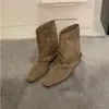 Botas Sociais de Couro Macio com Salto Bloco e Bico Quadrado Outono/Inverno 2026 Novas Botas Curtas com Fivela Botas Curtas Slimming Retrô para Tornozelo