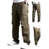 Calça Tática Masculina de Verão 2026 Marca Independente, Estilosa, Secagem Rápida, Durável, Multi-Bolsos, Versátil, Cor Sólida, Calça Cargo em Estoque