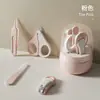 Juego de Cuidado de Uñas para Bebé Recién Nacido Jingqi - Cortauñas para Bebé con Cubierta de Seguridad Anti-pellizco para Manicura