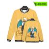 Chaqueta Casual de Dibujos Animados Kebao Dream Flying Mantis Periférica con Estampado Digital 3D Cárdigan Traje de Béisbol Amazon Transfronterizo