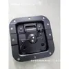Caja de madera para chasis cerradura de mariposa accesorios de audio caja de vuelo caja cuadrada reforzada con cerradura accesorios para caja de vuelo