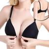 Comércio exterior transfronteiriço sexy push up sutiã japonês simples fivela frontal fina sem anel de aço popular cueca brilhante