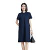 YUN Yun Verão Nova Gola Polo Novo Slim Elegante plus size Pequeno Solto High-end vestido Mulheres