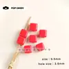 Accesorios acrílicos para cuentas cuadradas coloridas de agujero grande hechas a mano, accesorios para collares y ropa, materiales para accesorios de abalorios hechos a mano al por mayor