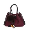 Bolso tipo cubo retro popular de este año para mujer, nueva llegada Otoño 2026, bloques de color, simple, bolso de un hombro, para ir al trabajo, bolso cruzado