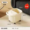Banheira de Hidromassagem para Pés com Rolo Uso Doméstico Aumentada Profunda Acima da Panturrilha Massagem Quente Bacia para Pedicure Inverno Cuidados com a Saúde com Banheira de Hidromassagem para Pés com Rolo