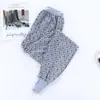 Calças compridas masculinas de outono e inverno algodão estampado largas largas largas confortáveis plus size calças stretch casa corrida calças compridas masculinas