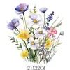 Pegatinas de Transferencia de Calor de Flores Silvestres Acuarela de Fábrica Patrones Impresos Pegatinas de Transferencia de Calor para Ropa Pegatinas de Transferencia de Calor Impresas Offset