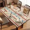 Jogo Americano Vintage Estilo Americano, Toalha de Mesa de Couro para Mesa de Centro Levemente Luxuosa e de Alta Qualidade, Impermeável e à Prova de Óleo, Tapete de Proteção de Mesa Sem Lavagem