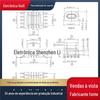 EPC13 EPC14 esqueleto do transformador de alta frequência quatro slot patch horizontal 5+5 pinos SMD BOBBIN