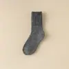 Calcetines de Lana para Mujer, Calcetines de Media Pantorrilla, Engrosados con Forro Polar, Calcetines Caídos, Calcetines Cálidos de Rizo, Calcetines Largos de Cachemira para Mujer