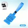 Etiqueta Antirrobo Universal con Hebilla Antimanipulación, Hebilla Antirrobo Desechable de Plástico Blando Blanco y Negro, Etiqueta de Plástico Anticambio